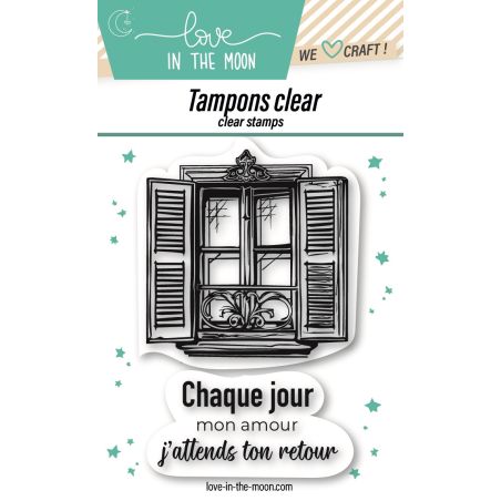 Planche de tampons - Chaque jour mon amour - Love in the Moon