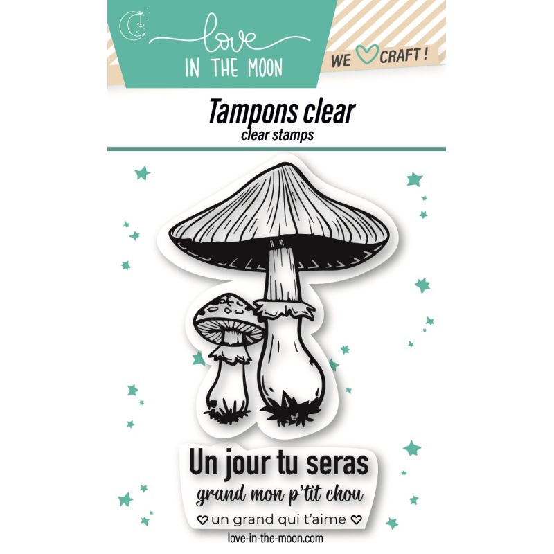 Planche de tampons - Un grand qui t'aime - Love in the Moon