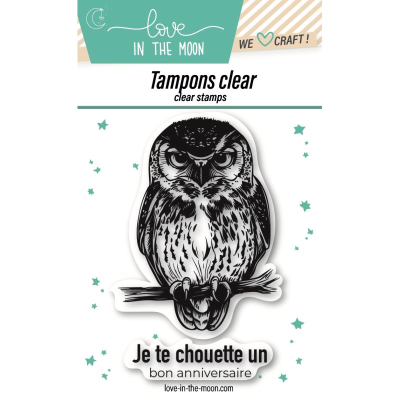 Planche de tampons - Anniversaire - Love in the Moon