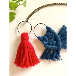 Kit Macramé Pendentifs - Noeuds & Pompon