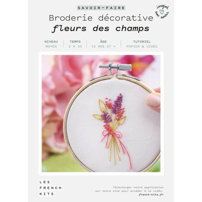 Kit Broderie Fleurs des champs