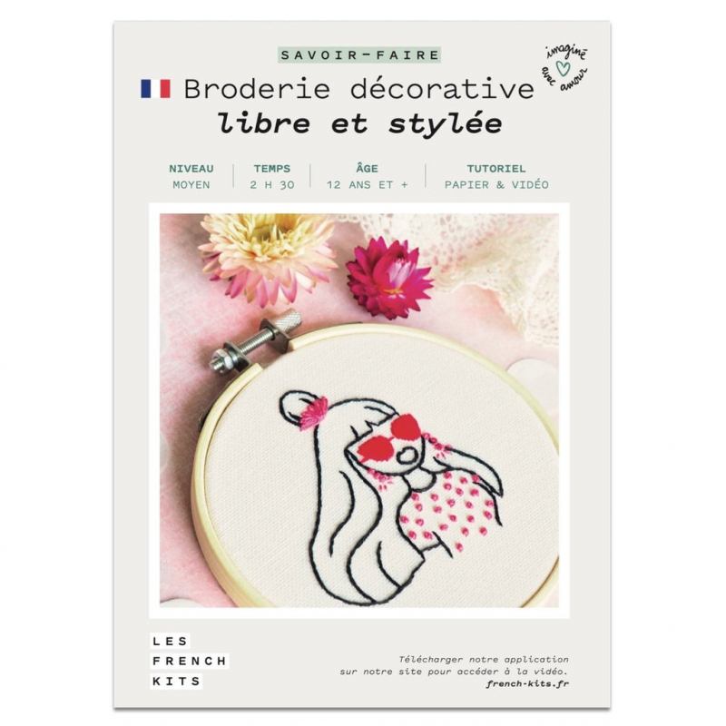 Kit Broderie Femme Libre