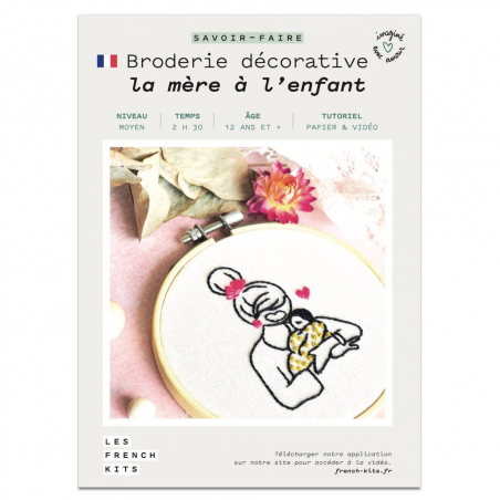 Kit Broderie Femme et Enfant