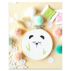 Kit Broderie Panda