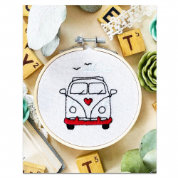 Kit Broderie - Road trip en van