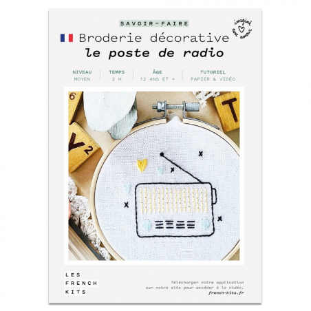 Kit Broderie - Le poste de radio