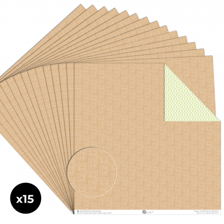 Papier Recto / Verso - 30.5cm x 31.5cm - 250g/M2 - BL-014