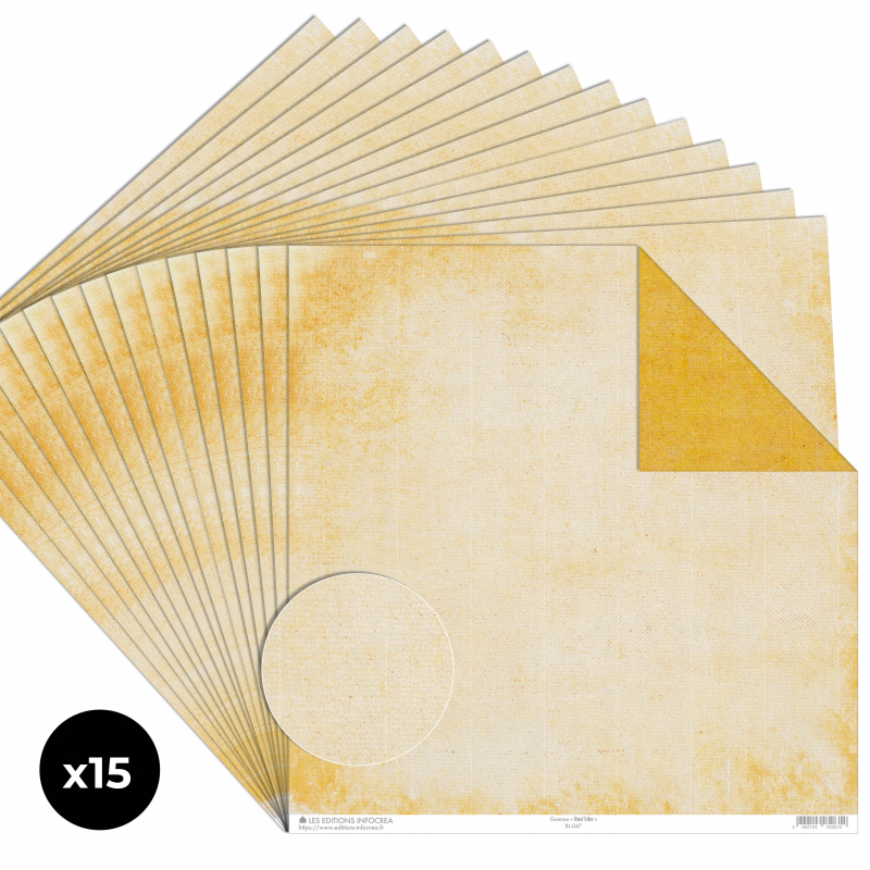 Papier Recto / Verso - 30.5cm x 31.5cm - 250g/M2 - BL-047