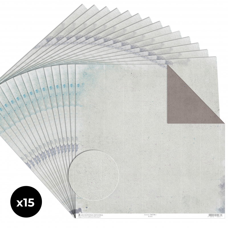 Papier Recto / Verso - 30.5cm x 31.5cm - 250g/M2 - BL-053