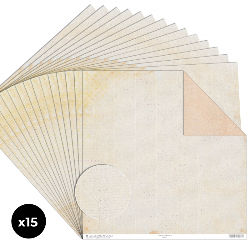 Papier Recto / Verso - 30.5cm x 31.5cm - 250g/M2 - BL-057