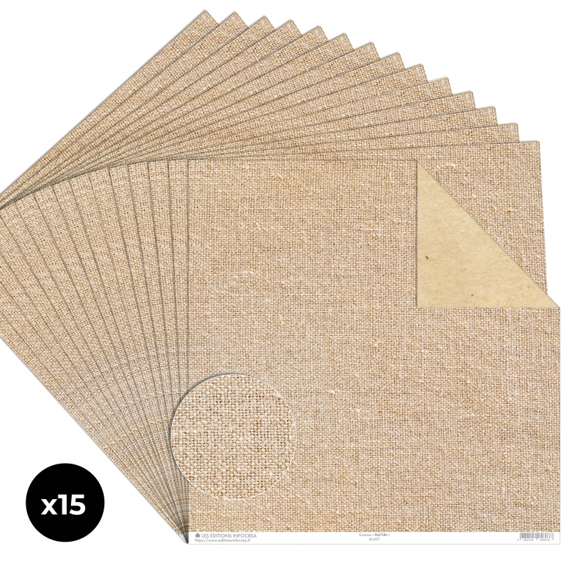 Papier Recto / Verso - 30.5cm x 31.5cm - 250g/M2 - BL-097