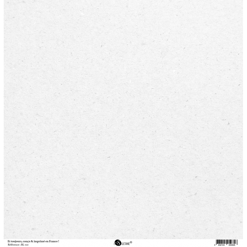 Papiers Recto / Verso - 30,5x31,5cm - Authentik - Blanc recyclé