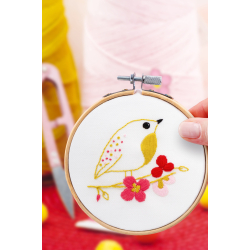 Kit Broderie - Oiseau printanier